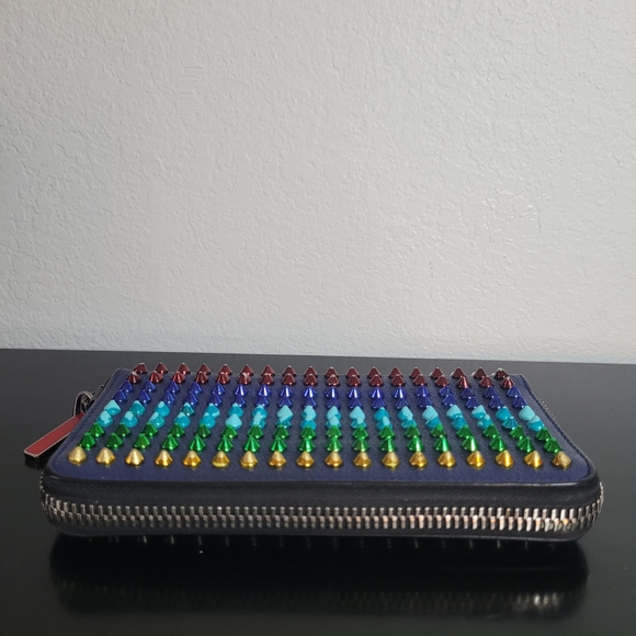 Christian Louboutin Panettone Long Wallet Multicolor Studs - Picture 6 of 15